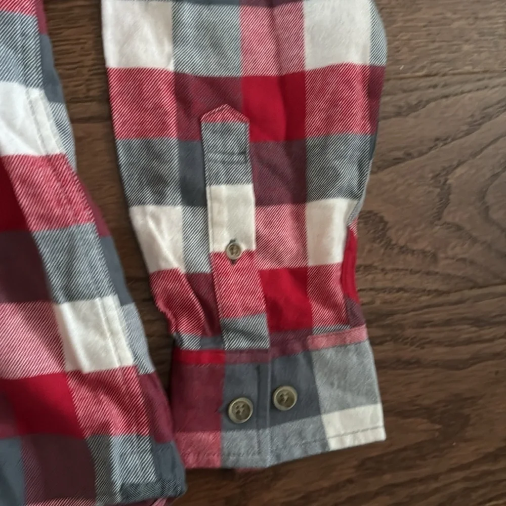 Morgan wallen one thing at a time tour Red Gray Plaid flannel Shirt Men's medium